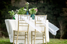 Load image into Gallery viewer, 8 ft. Fitted Polyester Tablecloth (7 Colors)