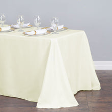 Load image into Gallery viewer, 90 X 156 in. Rectangular with Round Corners Polyester Tablecloth (20 Colos)