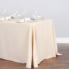 Load image into Gallery viewer, 90 X 156 in. Rectangular with Round Corners Polyester Tablecloth (20 Colos)