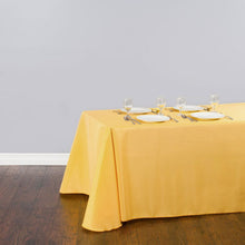 Load image into Gallery viewer, 90 X 156 in. Rectangular with Round Corners Polyester Tablecloth (20 Colos)