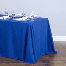 Load image into Gallery viewer, 90 X 156 in. Rectangular with Round Corners Polyester Tablecloth (20 Colos)