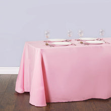 Load image into Gallery viewer, 90 X 156 in. Rectangular with Round Corners Polyester Tablecloth (20 Colos)