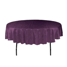 Load image into Gallery viewer, 90 in. Round Pintuck Tablecloth (3 Colors)
