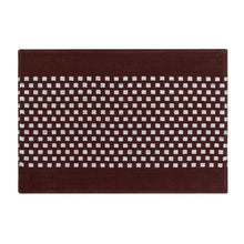 Load image into Gallery viewer, 13 X 19 in. Basketweave Stripe Cotton Placemats 4/Pack (8 Colors)