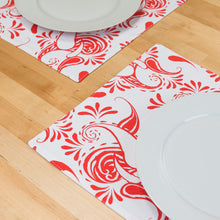 Load image into Gallery viewer, 13 X 19 in. Paisley Cotton Placemats 4/Pack (14 colors)