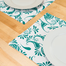 Load image into Gallery viewer, 13 X 19 in. Paisley Cotton Placemats 4/Pack (14 colors)