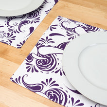 Load image into Gallery viewer, 13 X 19 in. Paisley Cotton Placemats 4/Pack (14 colors)
