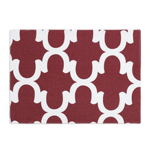 Load image into Gallery viewer, 13 X 19 in. Trellis Design Cotton Placemats 4/Pack (7 Colors)