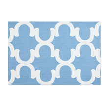 Load image into Gallery viewer, 13 X 19 in. Trellis Design Cotton Placemats 4/Pack (7 Colors)