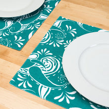 Load image into Gallery viewer, 13 X 19 in. Paisley Cotton Placemats 4/Pack (14 colors)