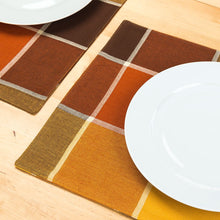 Load image into Gallery viewer, 13 X 19 in. Autumn Theme Cotton Placemats 4/Pack