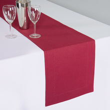 Load image into Gallery viewer, 13 x 90 in. Hemstitch Cotton Table Runner