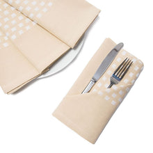 Load image into Gallery viewer, 18 X 18 in. Basketweave Stripe Cotton Napkins 4/Pack (7 Colors)