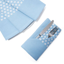 Load image into Gallery viewer, 18 X 18 in. Basketweave Stripe Cotton Napkins 4/Pack (7 Colors)