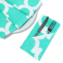 Load image into Gallery viewer, 19 X 19 in. Trellis Cotton Napkins 4/Pack