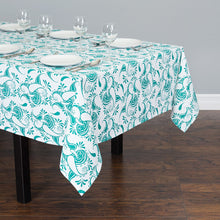 Load image into Gallery viewer, 60 X 102 in. Rectangular Paisley Cotton Tablecloth (4 Colors)