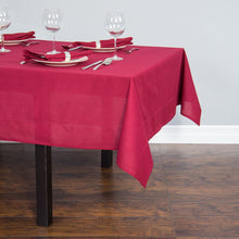 Load image into Gallery viewer, 60 x 126 in. Rectangular Hemstitch Cotton Tablecloth