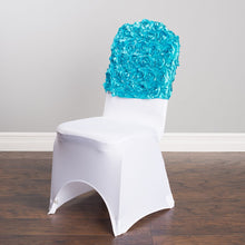 Load image into Gallery viewer, Satin Banquet Rosette Chair Cap (2 Colors)