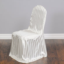 Load image into Gallery viewer, Striped Satin Banquet Chair Cover (3 Colors)
