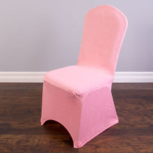 Load image into Gallery viewer, Rose Embossed Stretch Banquet Chair Cover (5 Colors)