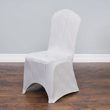 Load image into Gallery viewer, Wavy Stretch Banquet Chair Cover (9 Colors)