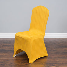Load image into Gallery viewer, Wavy Stretch Banquet Chair Cover (9 Colors)