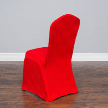 Load image into Gallery viewer, Wavy Stretch Banquet Chair Cover (9 Colors)