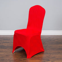 Load image into Gallery viewer, Wavy Stretch Banquet Chair Cover (9 Colors)