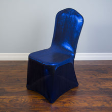 Load image into Gallery viewer, Shimmering Stretch Banquet Chair Cover (2 Colors)