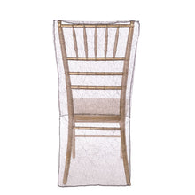 Load image into Gallery viewer, Chiavari Chair Cover Web Organza (5 Colors)