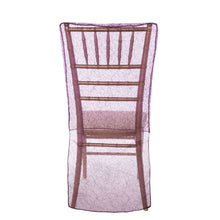 Load image into Gallery viewer, Chiavari Chair Cover Web Organza (5 Colors)