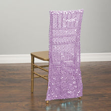 Load image into Gallery viewer, Sheer Sequin Chiavari Chair Cover (4 Colors)