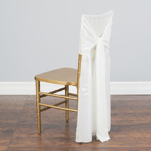 Load image into Gallery viewer, Chiffon Chiavari Chair Cover Strawberry Ice