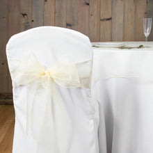 Load image into Gallery viewer, Organza Sash Light Yellow (10 Pack)
