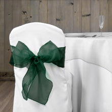 Load image into Gallery viewer, Organza Sash Hunter Green (10 Pack)
