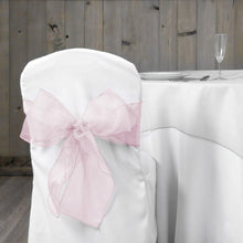 Load image into Gallery viewer, Organza Sash Light Pink (10 Pack)