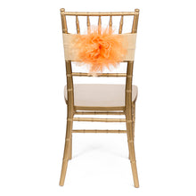 Load image into Gallery viewer, Camellia Organza Chair Sash 4/Pack