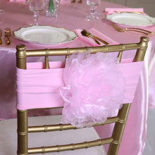 Load image into Gallery viewer, Camellia Organza Chair Sash 4/Pack