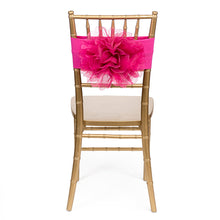 Load image into Gallery viewer, Camellia Organza Chair Sash 4/Pack