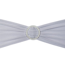 Load image into Gallery viewer, Stretch Chair Sash Grey With Round Buckle 5/Pack