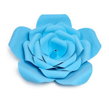 Load image into Gallery viewer, 19 in. Foam Rose Wallflower Baby Blue