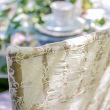 Load image into Gallery viewer, Floral Lace Tutu Chiavari Chair Cover Champagne