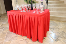 Load image into Gallery viewer, 8 ft. Fitted Table Skirt (7 Colors)