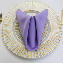Load image into Gallery viewer, 20 in. Polyester Napkins Lavender (1 Dozen)