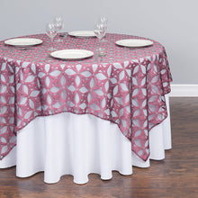 Load image into Gallery viewer, 72 in. Square Anastasia Sheer Overlay Pink