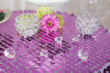 Load image into Gallery viewer, 120 in. Round Payette Sequin Tablecloth (7 Colors)