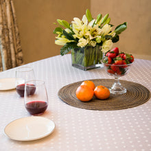 Load image into Gallery viewer, 60 X 102 in. Rectangular Square-Point Damask Tablecloth (4 Colors)