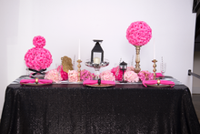 Load image into Gallery viewer, 88 X 130 in. Rectangular Sequin Tablecloth (8 Colors)