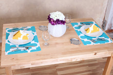 Load image into Gallery viewer, 13 X 19 in. Trellis Design Cotton Placemats 4/Pack (7 Colors)