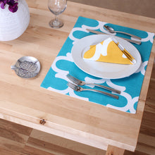 Load image into Gallery viewer, 13 X 19 in. Trellis Design Cotton Placemats 4/Pack (7 Colors)